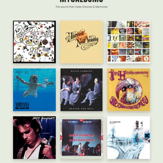 Pick the 9 albums that made you.