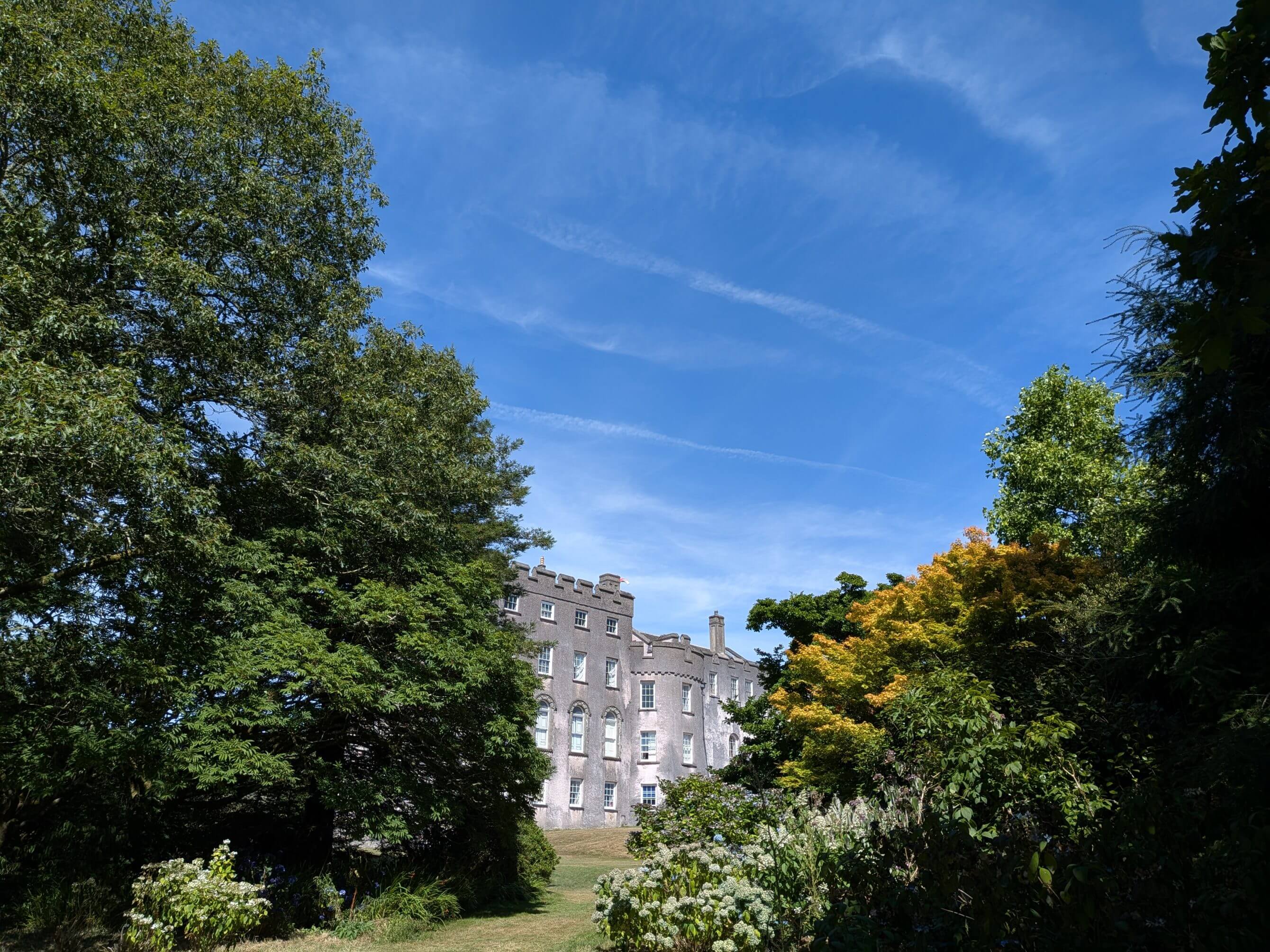 Visité en été des jardins du château de Picton, Pays de Galles